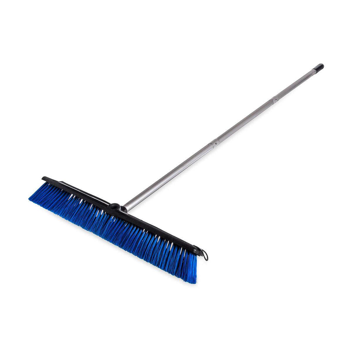Carlisle 3621962414 Complete Floor Sweep with Squeegee - 24 Inch Blue Commercial Floor Cleaning Tool for Warehouses, Garages & Retail Stores