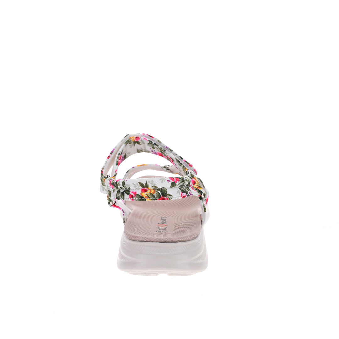 CC Resorts Floss White Floral Print Dress - Elegant Summer Beachwear for Vacation & Resort Getaways