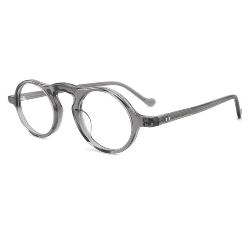 CCspace Unisex Full Rim Oval Acetate Eyeglasses 300316 - Lightweight & Durable Frame for Men & Women - Perfect for Reading, Work, and Everyday Fashion