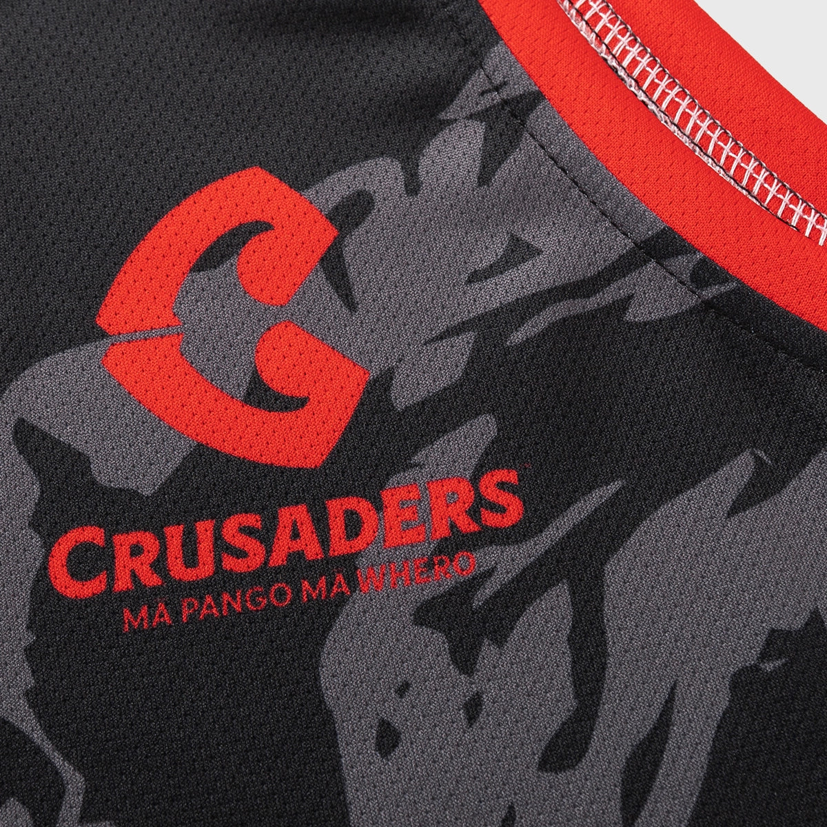 2025 Classic Crusaders Super Rugby Training Singlet - Black | High-Performance Rugby Jersey for Training & Matches