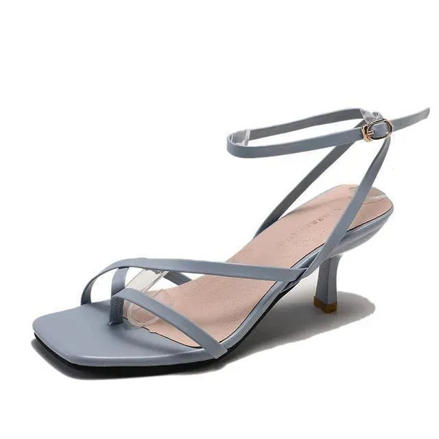 Strappy Open Toe Women's High Heel Sandals - Sexy Summer Dress Shoes for Weddings, Parties & Night Out
