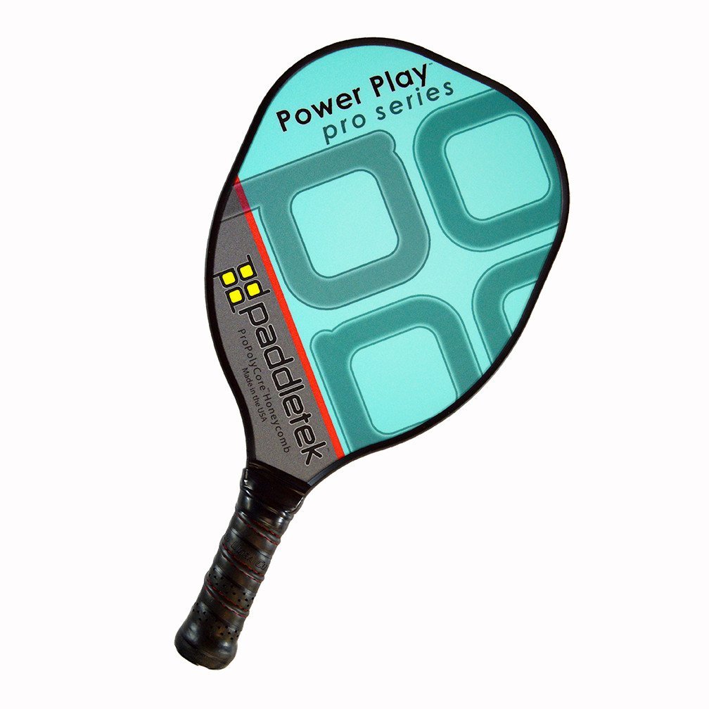 Paddletek Power Play Pro Pickleball Paddle - Premium Carbon Fiber Paddle for Competitive Play | Indoor & Outdoor Court, Tournament & Recreational Use