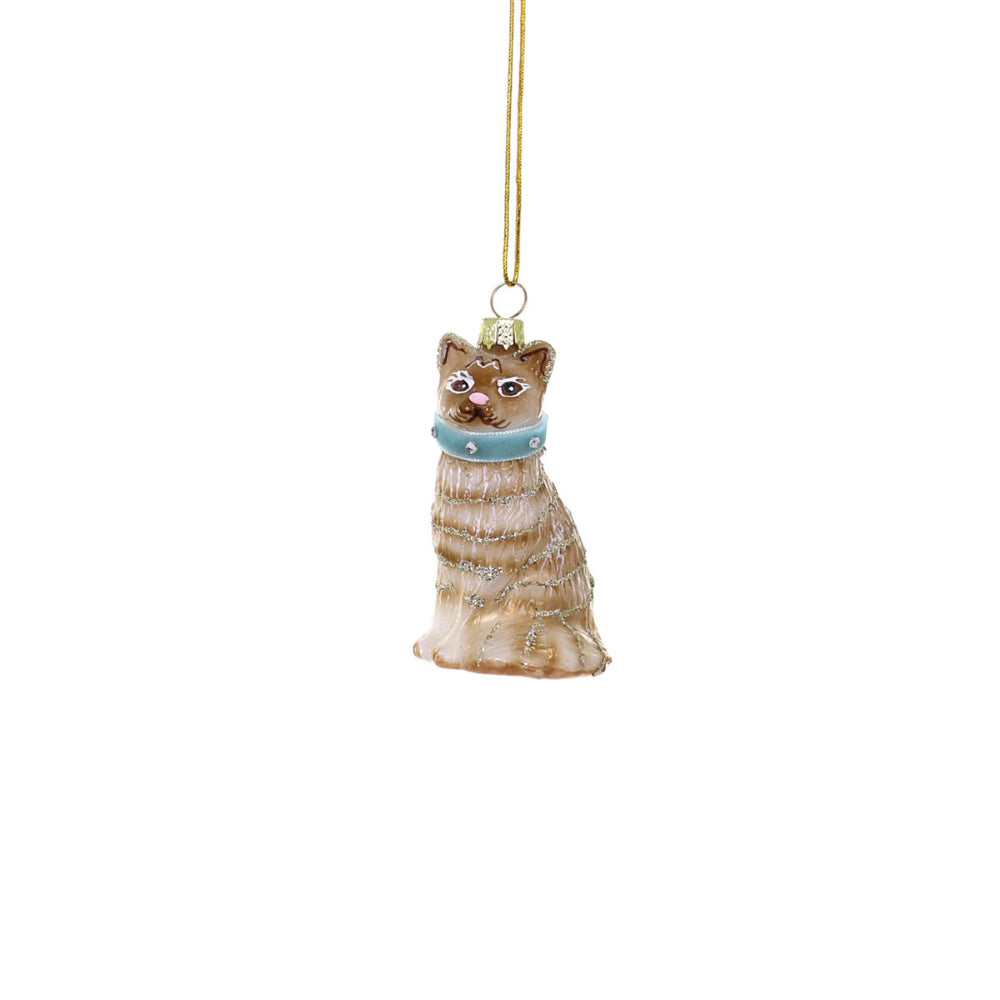 Handmade Cody Foster & Co Kitten Christmas Ornament - Cute Holiday Tree Decor for Cat Lovers, Perfect for Gifts & Festive Home Decor