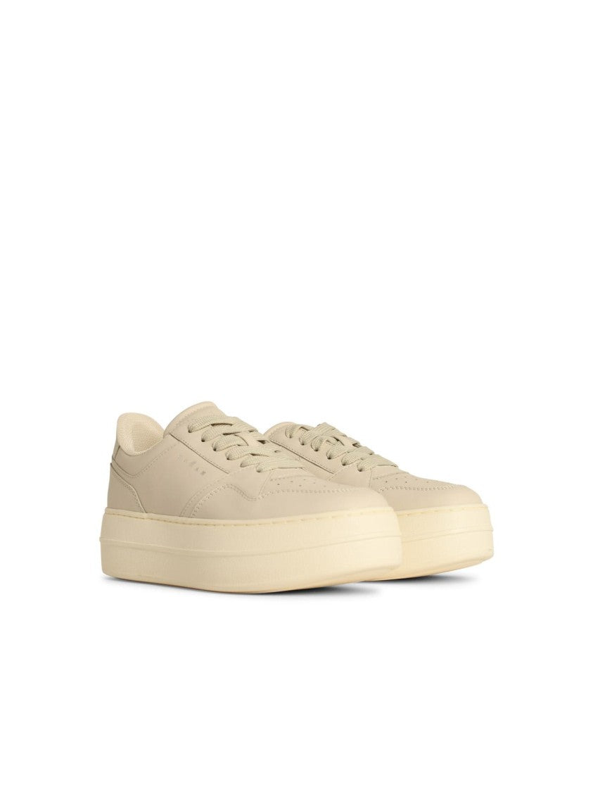 Ivory Leather Sneakers for Women - Comfortable & Stylish H670 Casual Shoes for Walking, Travel & Everyday Wear