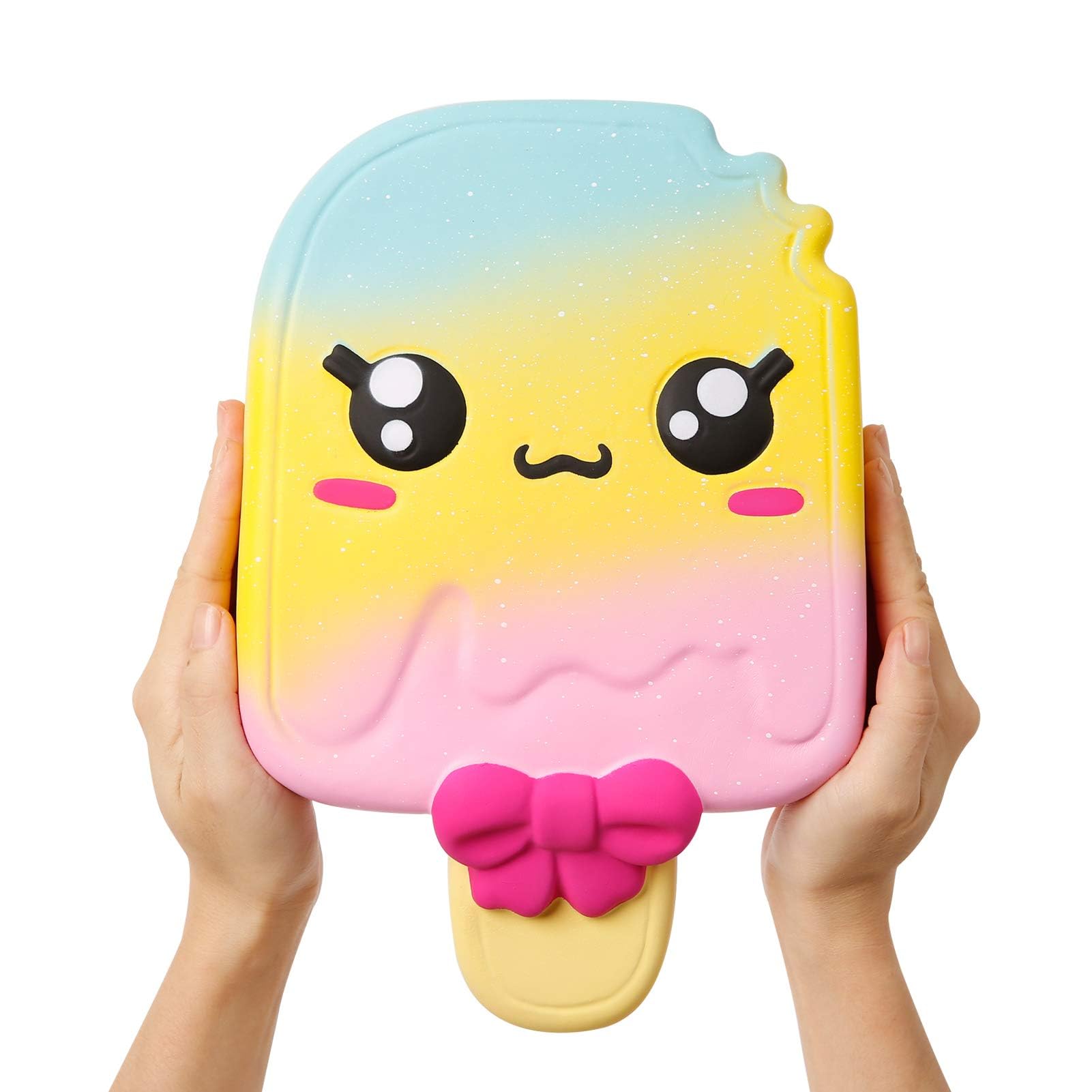 Jumbo Kawaii Scented Squishies - 11 Inch Popsicle Stress Relief Toy for Kids & Adults
