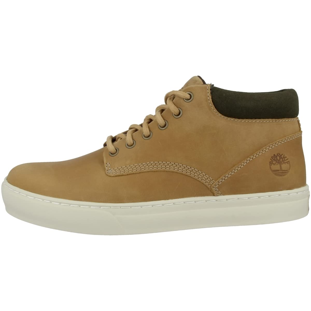 Timberland Men's High-top Sneaker - Waterproof Leather Boots for Hiking & Outdoor Activities | Yellow Wheat Color | Size 9.5 | Durable Work Shoes for Construction & Winter Wear