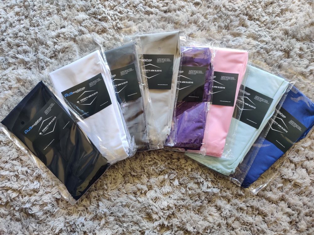 Cooling & UV Protection Arm Sleeves for Men & Women - Breathable Sun Sleeves for Running, Cycling, Golf, Outdoor Sports & Work (Pair)