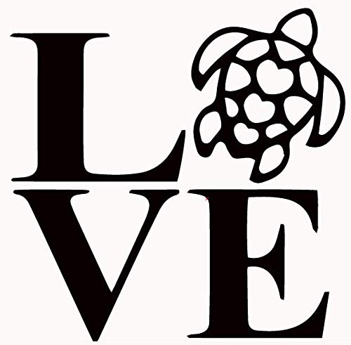 Sea Turtle Vinyl Decal Sticker - Waterproof Car, Truck, Wall, Laptop, Phone, Tumbler & Locker Decoration - 5.5