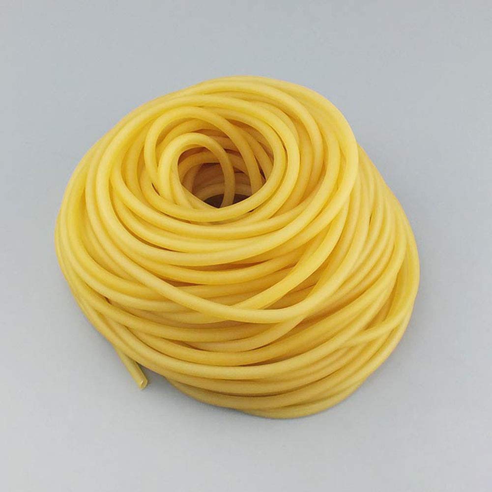 Premium Natural Latex Rubber Tubing - 2mm ID 4mm OD Flexible Rubber Hose (100m Length) - Ideal for Aquariums, Medical Equipment & DIY Projects