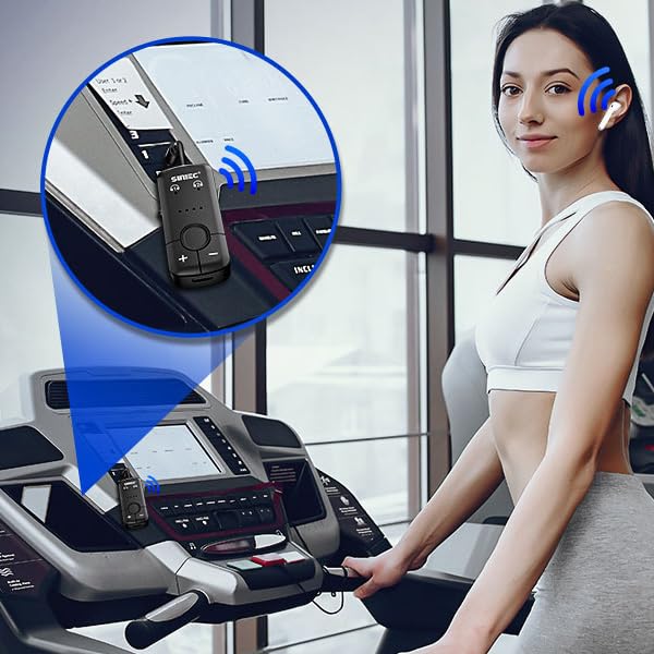 2025 Upgraded Premium Airplane Bluetooth 5.3 Adapter - Wireless Headphone Transmitter for Air Travel, Supports Dual AirPods & 3.5mm AUX - Perfect for Airlines, Gym, Tablets, TV & Travel Accessories