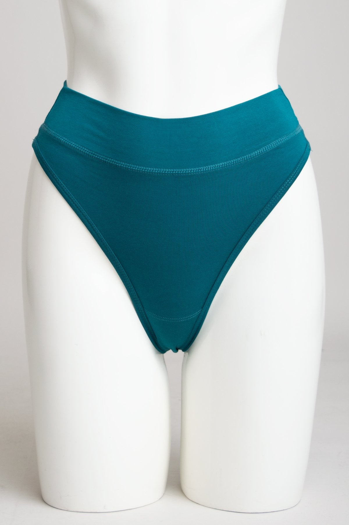 Premium Teal Bamboo Thong Underwear - Soft & Comfortable for Women - Perfect for Yoga, Lounge & Everyday Wear