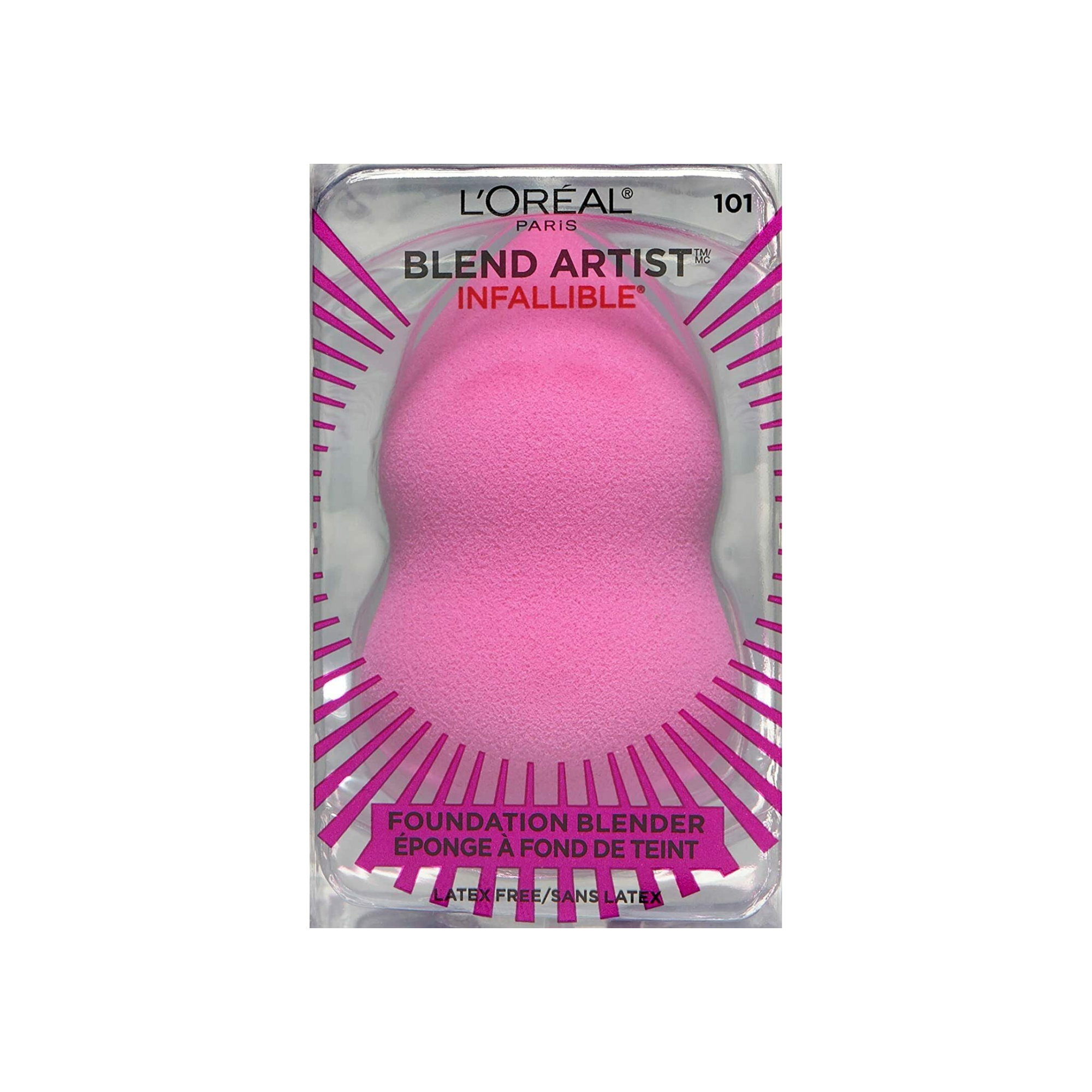 Blend Artist Infallible Foundation Blender 101 - Professional Makeup Sponge for Flawless Liquid & Powder Application | Perfect for Daily Makeup, Contouring & Beauty On-The-Go