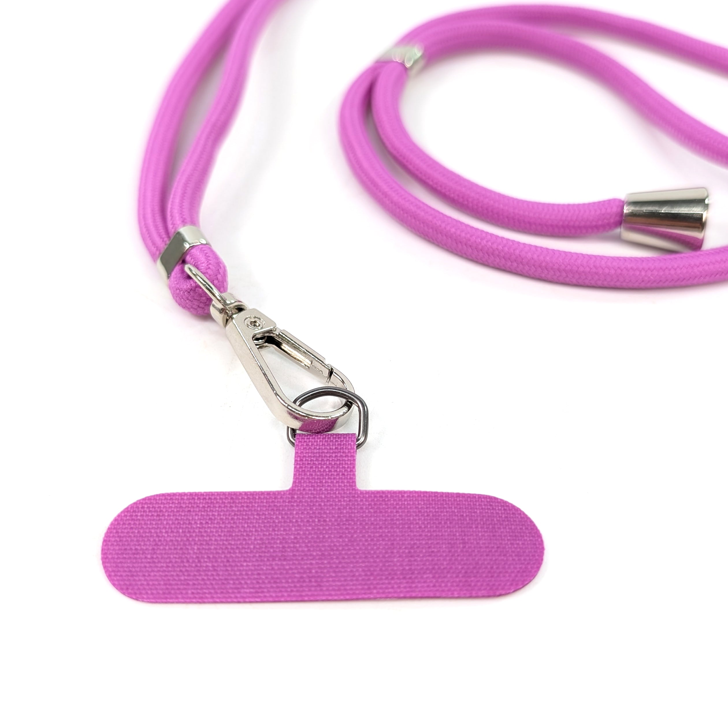 Adjustable Crossbody Phone Strap - Pink | Secure Hands-Free Carrying for iPhone & Android | Perfect for Travel, Shopping & Outdoor Activities
