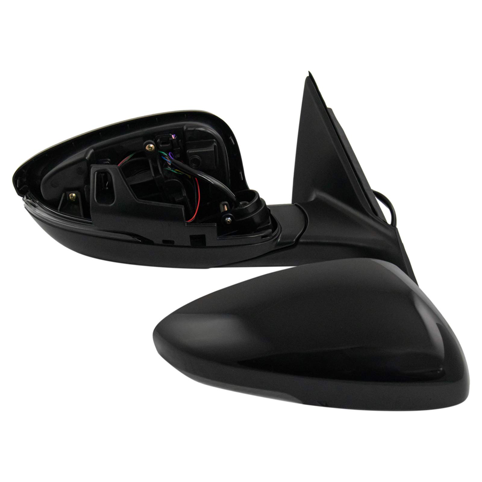 Replacement Mirror with Power Heat & Turn Signal for Honda Accord Sedan - Passenger Side Blind Spot PTM - Perfect for Winter Driving & Enhanced Safety