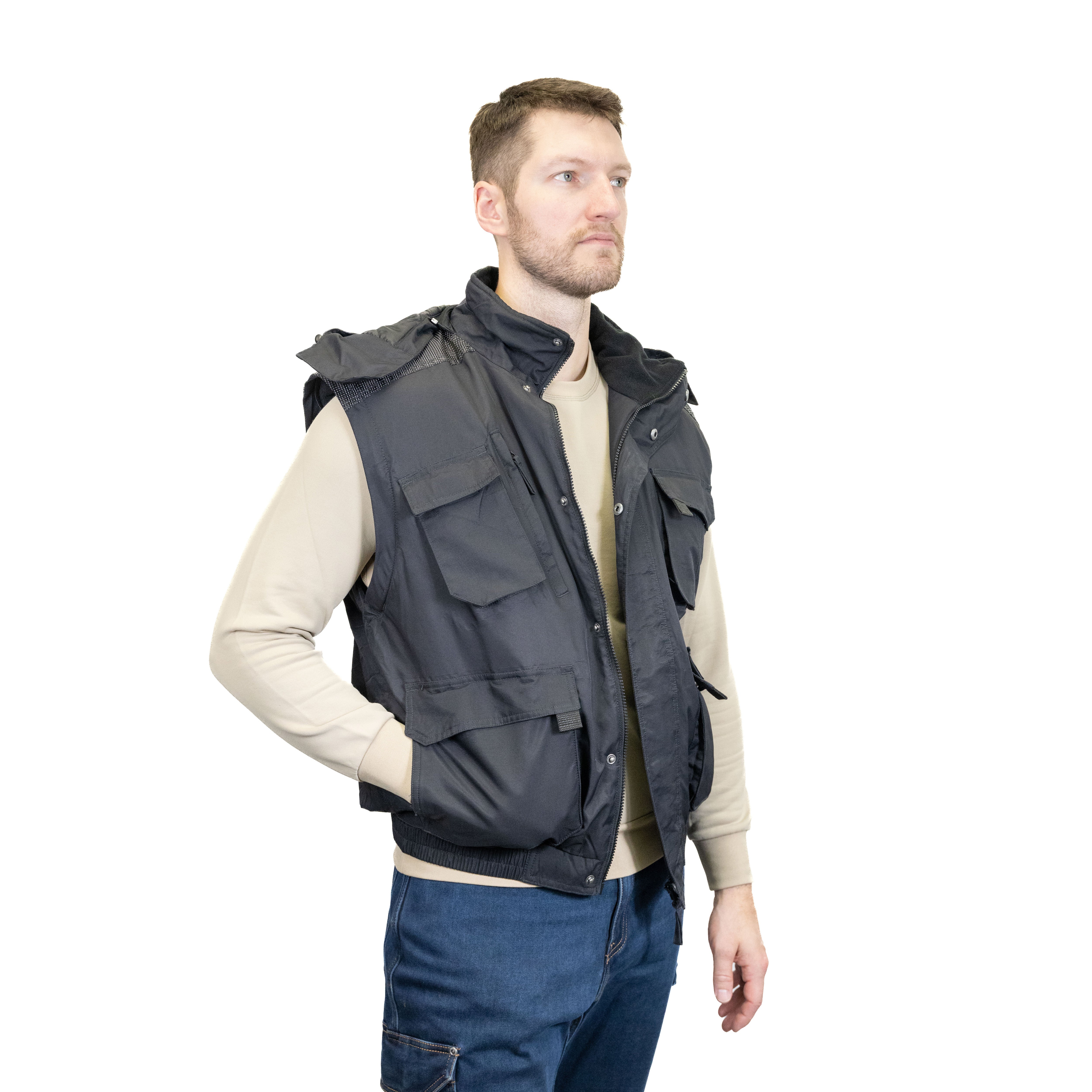 DuraDrive Eisenhower Jacket - Men's Vintage Military Style Bomber Jacket with Warm Fleece Lining | Perfect for Outdoor Adventures, Casual Wear & Cold Weather Fashion