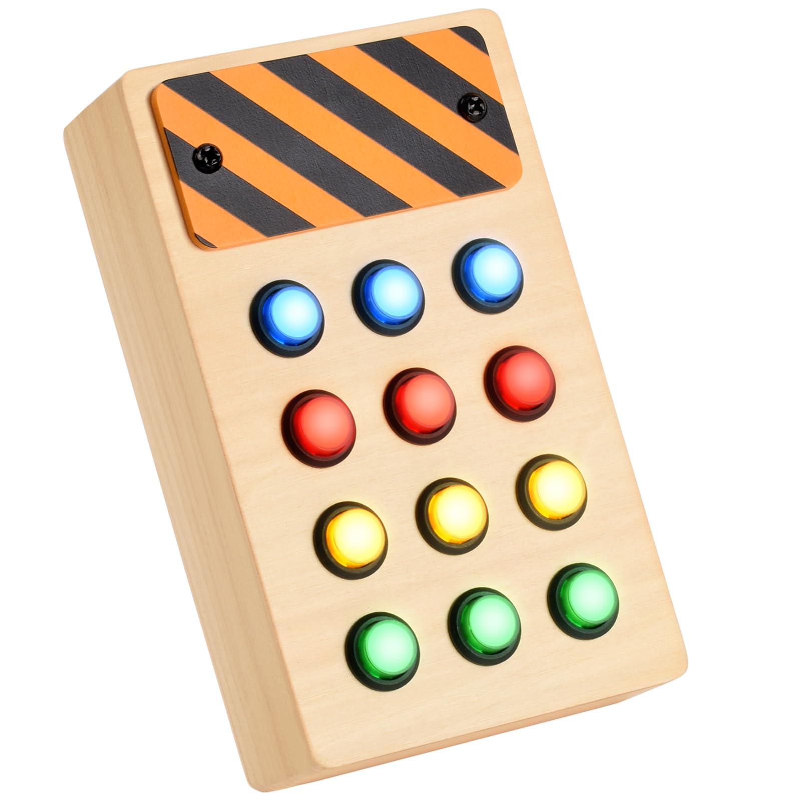 Wooden Montessori Busy Board for Toddlers - Sensory Travel Toy for 1-3 Year Old Boys & Girls | Preschool Learning Activity Board with Switches | Perfect Gift for Autistic Kids | Great for Airplane, Car Rides & Home Play