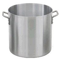 Royal Industries 100 Quart Heavy Duty Aluminum Stock Pot - 20.1 x 17.7 Inches, Commercial Grade & NSF Certified - Perfect for Restaurants, Catering & Large Batch Cooking