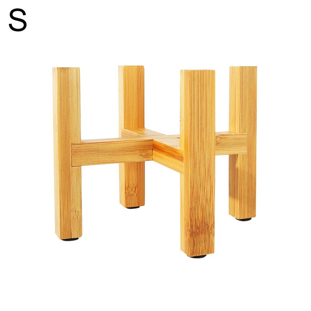 Wooden Flower Pot Holder - Bonsai Plant Stand Shelf for Multiple Plants | Garden, Balcony, Patio & Living Room Decor | Perfect for Indoor & Outdoor Plant Display