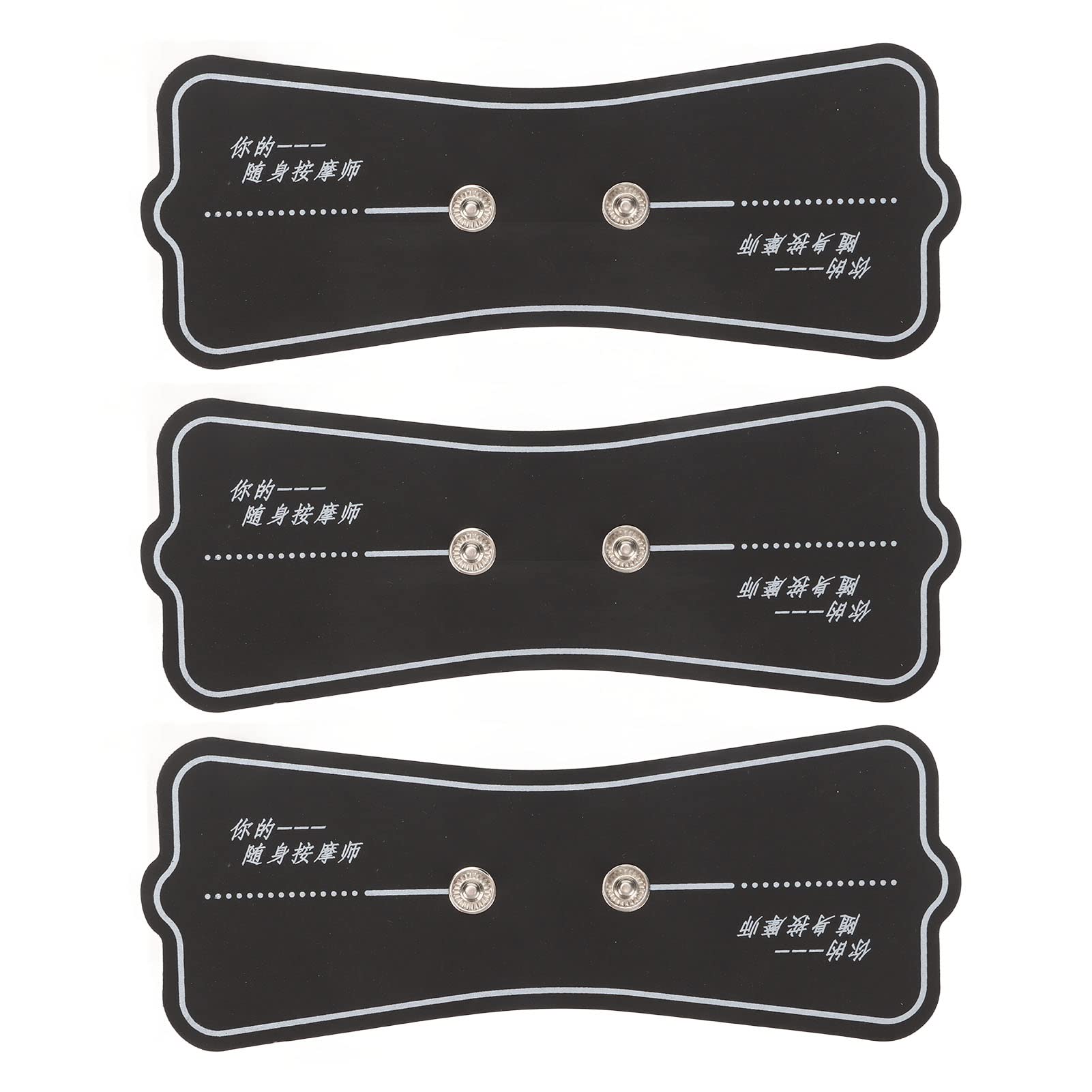 3 Pack Replacement Pads for Electric Massagers - Self-Adhesive Therapy Pads for Neck & Shoulder Pain Relief - Low Impedance Electrode Pads for Cervical Massage - Perfect for Home Use & Physical Therapy Sessions