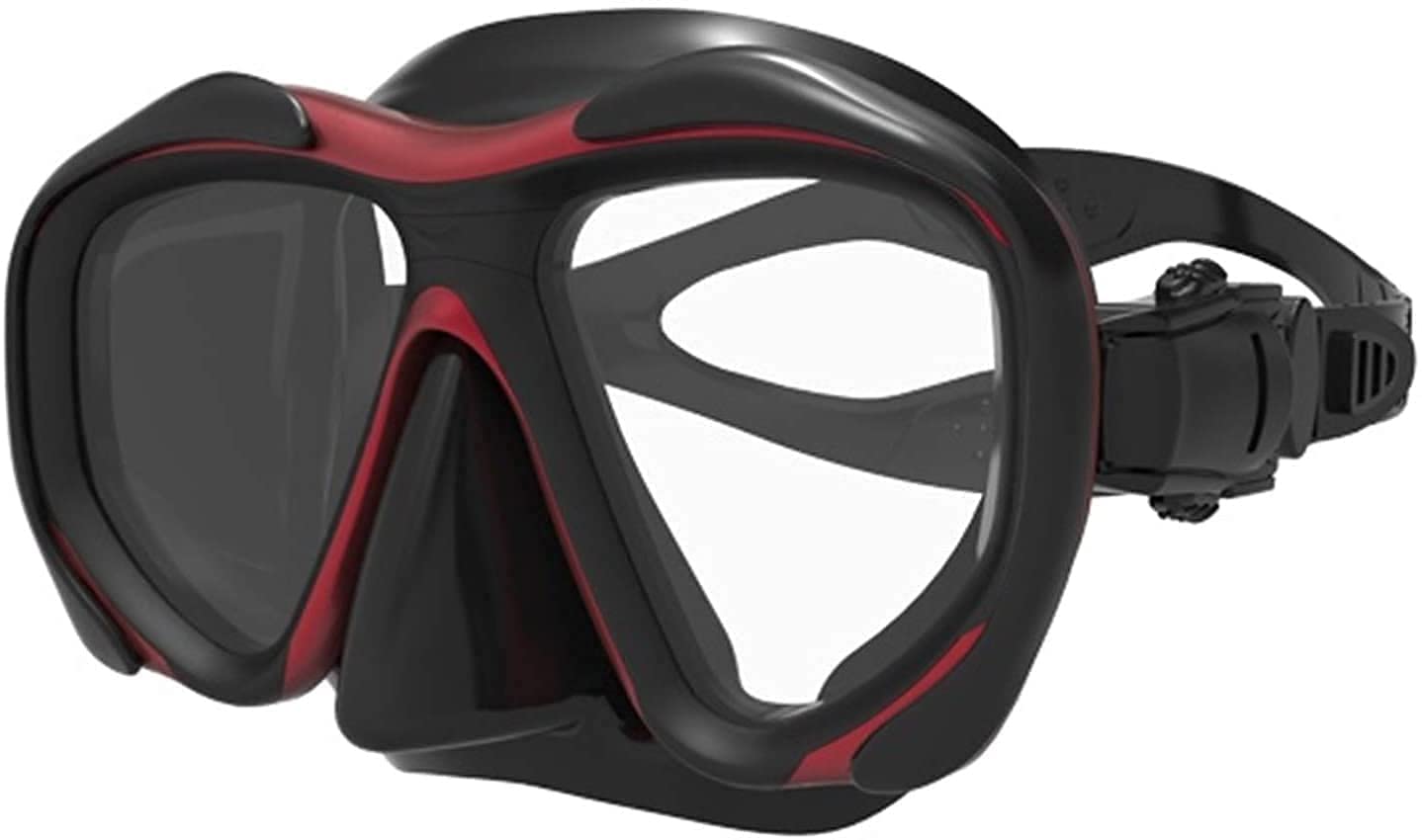 L-ROM Professional Diving Mask - Anti-Fog Snorkeling Mask for Adults & Kids - Optical Freediving Gear for Swimming, Spearfishing & Underwater Exploration