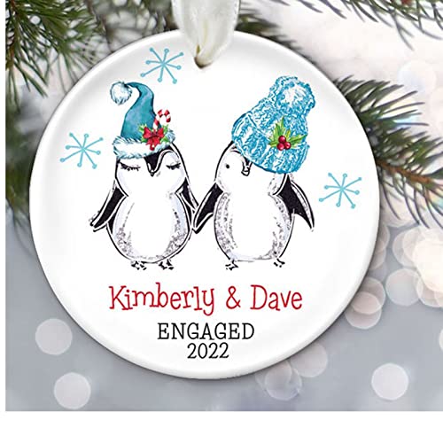 Penguin Engaged Ornament