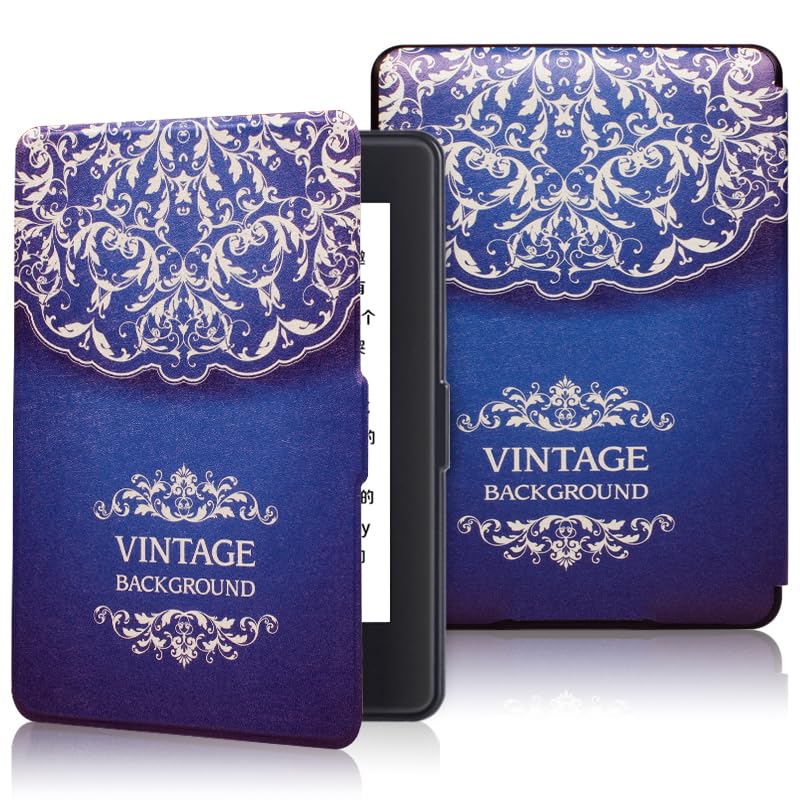 GUKSRASO Protective Case for Kindle Paperwhite 10th Generation (2018 Release) - Slim Cover with Auto Wake/Sleep Feature, Compatible with Model PQ94WIF - Perfect for Reading, Traveling, and Daily Commute