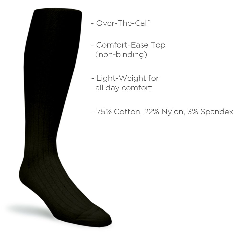 14-Pack Women's Solid Over-The-Calf Socks - Business & Casual Dress Socks for Work, Office & Daily Wear | Comfortable & Durable Cotton Blend Socks for Golf, Travel & Professional Outfits