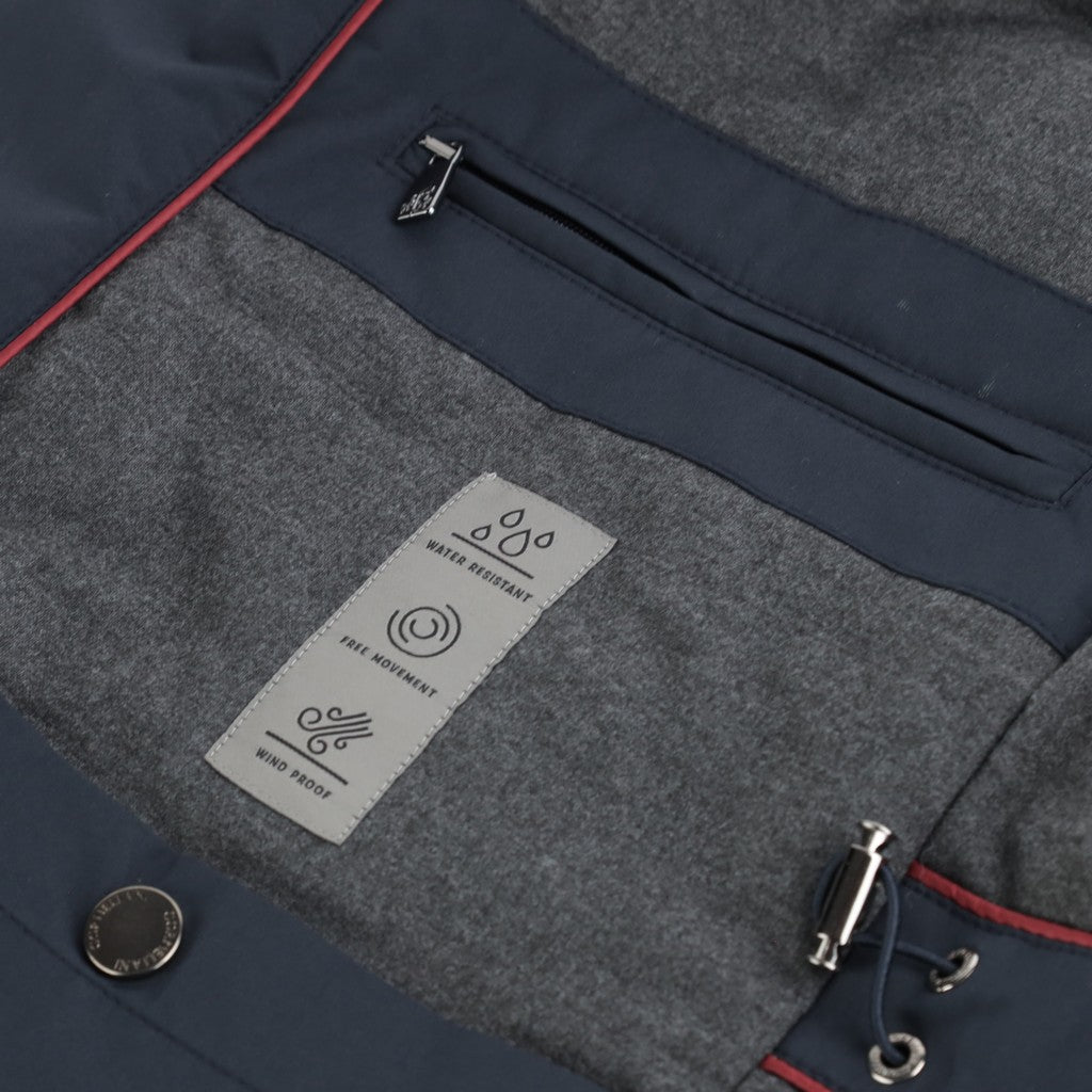 Corneliani Milestones Men's Navy Blue Jacket - Stylish & Comfortable for Business, Travel & Casual Wear