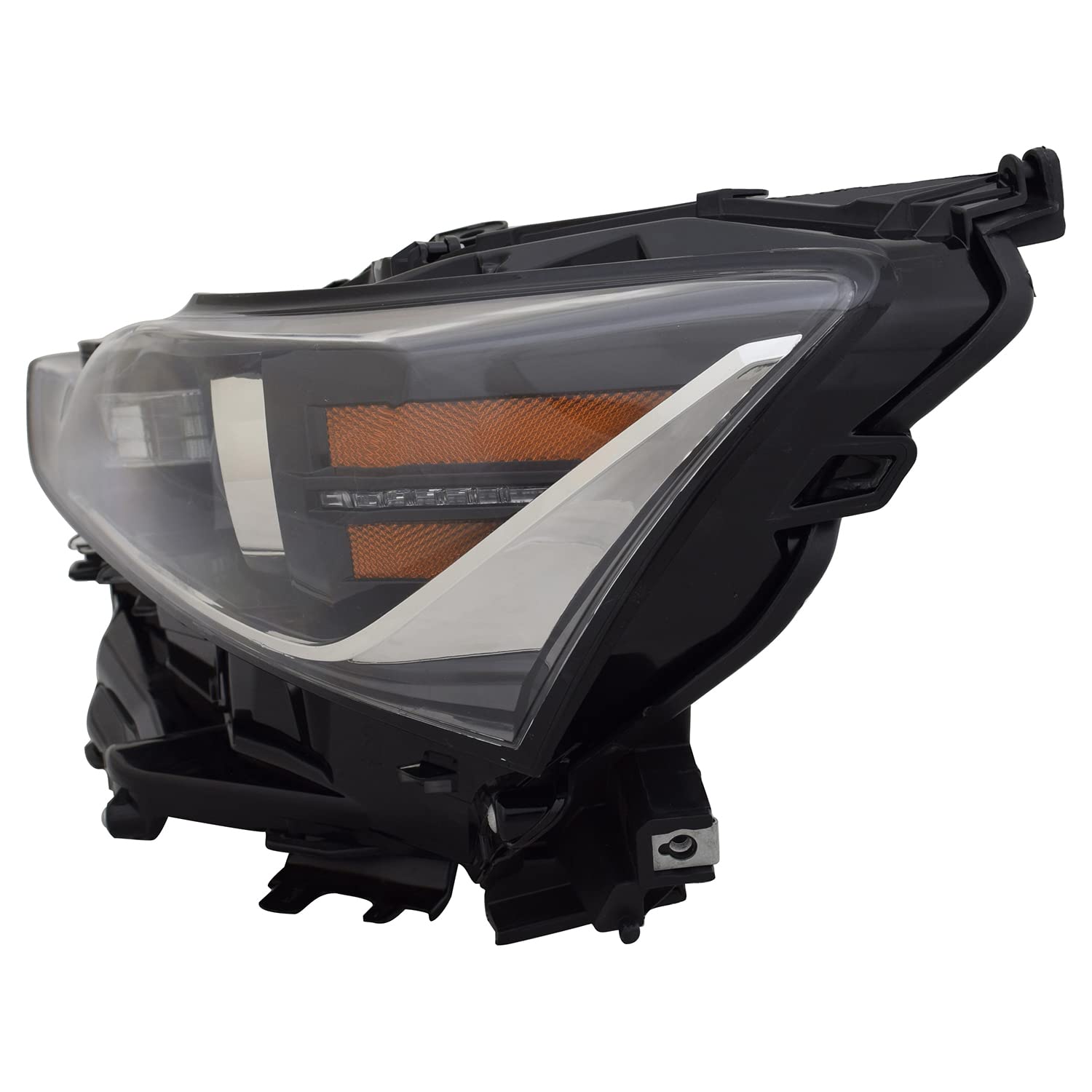 TYC Left Headlight Assembly Compatible with 2017-2020 Lexus IS300 - Replacement Headlamp for Improved Night Driving Safety