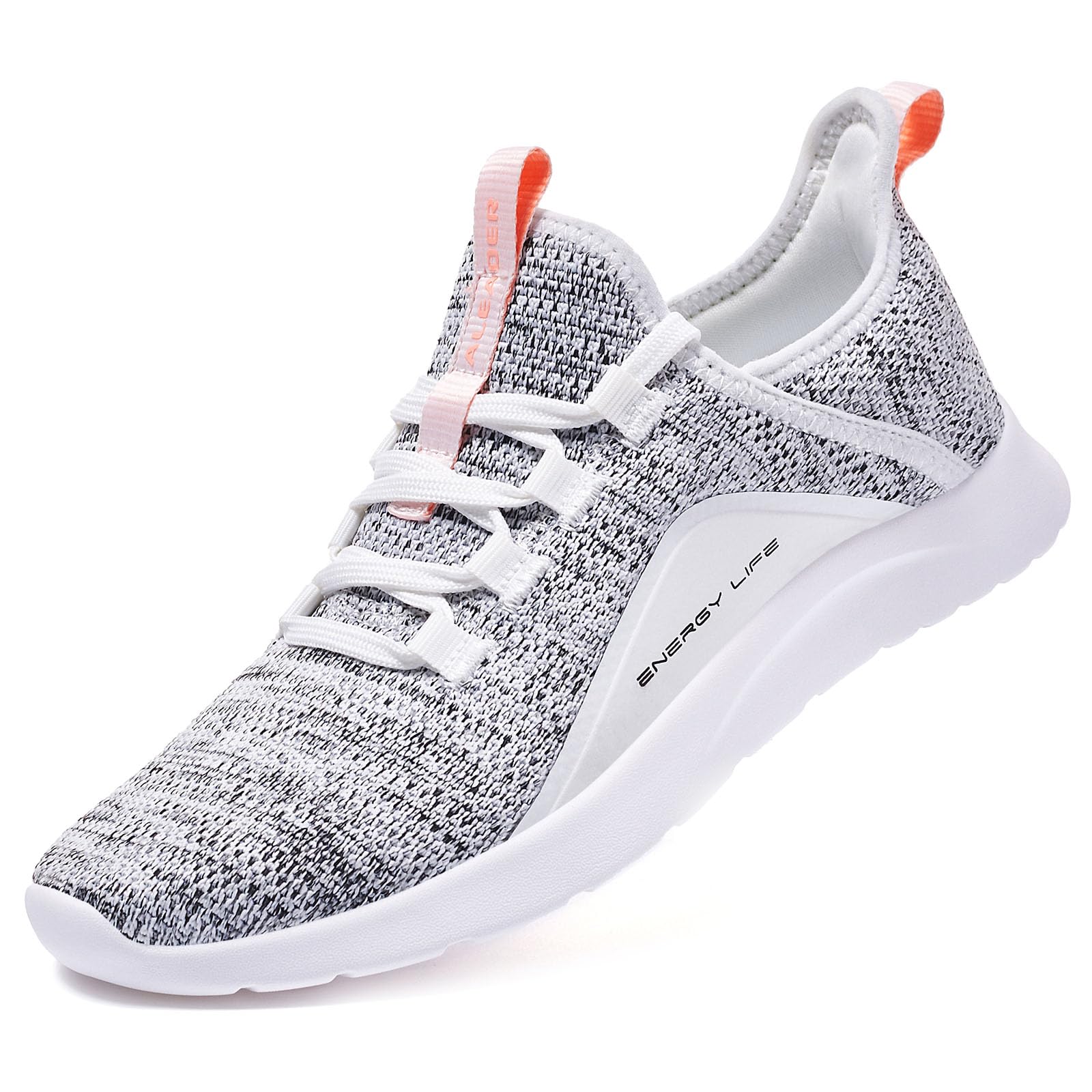 ALEADER Women's Energycloud Lightweight Slip-On Walking & Running Shoes - Comfortable Sneakers for Gym, Workout, Travel & Everyday Wear