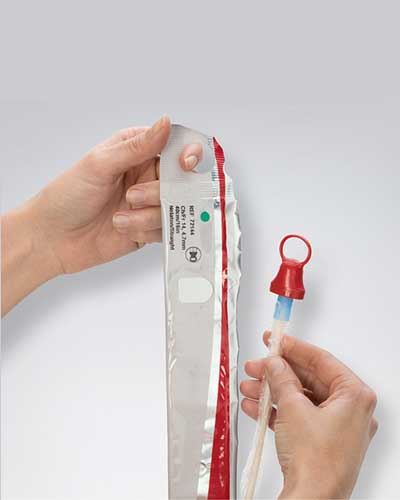 Hollister VaPro No Touch F Style Intermittent Catheter 14FR 16 (40CM) - 30 Catheters per Box - Ideal for Home Use, Travel & Medical Care