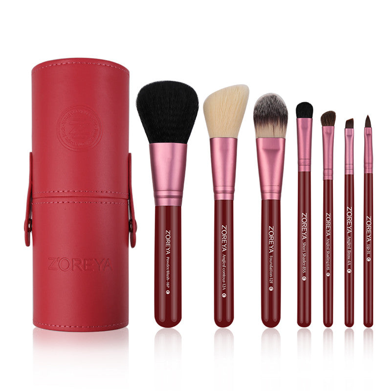 Professional Makeup Brush Set - 12 Piece Vegan & Cruelty-Free Cosmetics Brushes for Foundation, Blending, Contouring - Perfect for Everyday Makeup & Travel