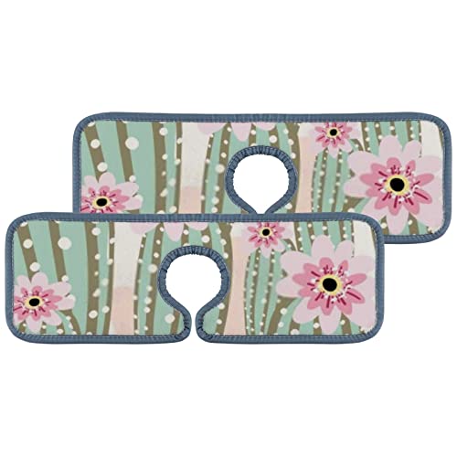 Cactus Pink Flowers Light Green