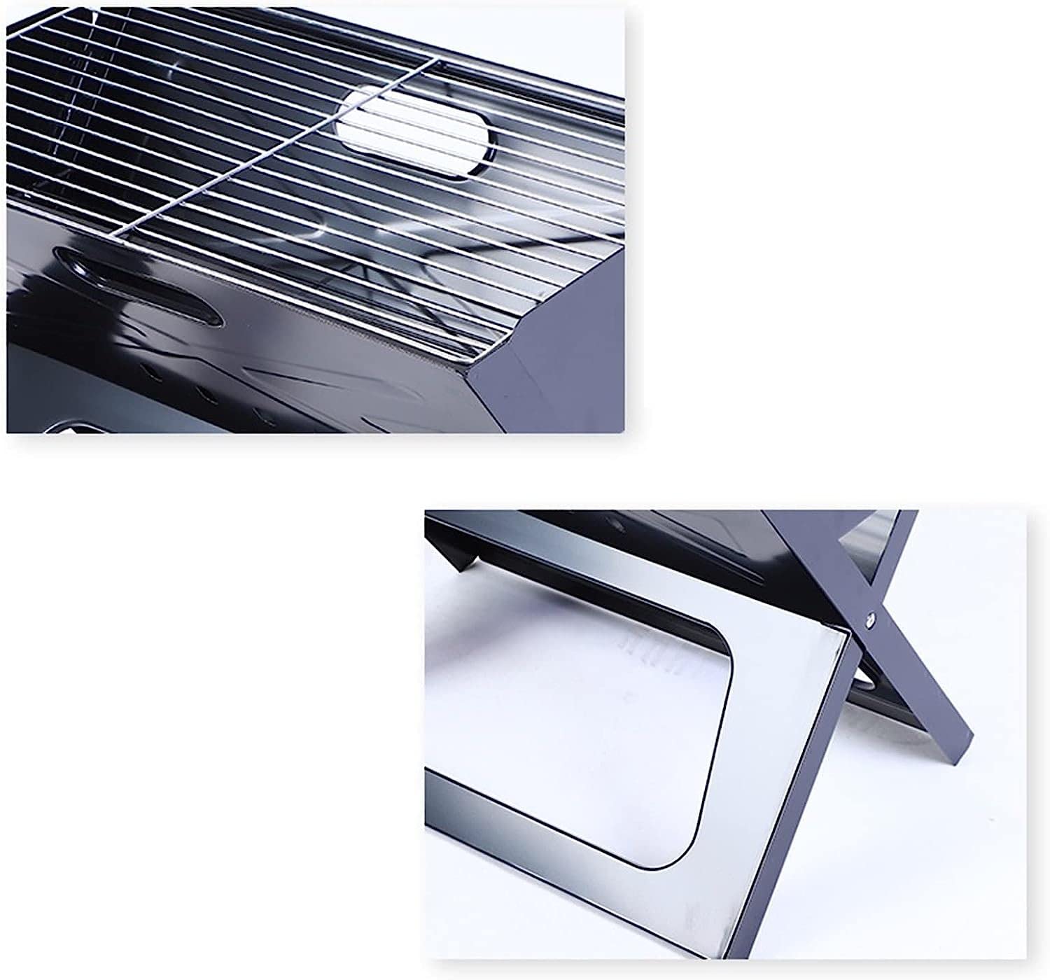 Portable Folding Gas Grill - Outdoor Charcoal BBQ Grill for Camping, Picnics & Backyard Cooking | Compact & Lightweight Camping Stove