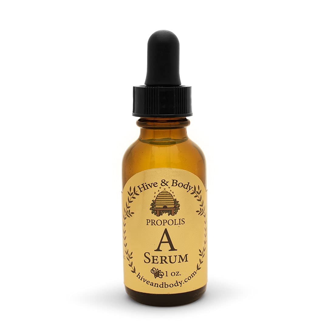 Vitamin A Facial Serum with Royal Jelly & Natural Oils - 1 fl oz | Anti-Aging, Hydrating & Brightening Skincare | Made with Jojoba, Argan & Carrot Seed Oils | California Family-Owned, All-Natural Formula | Perfect for Night Routine & Dry Skin Care