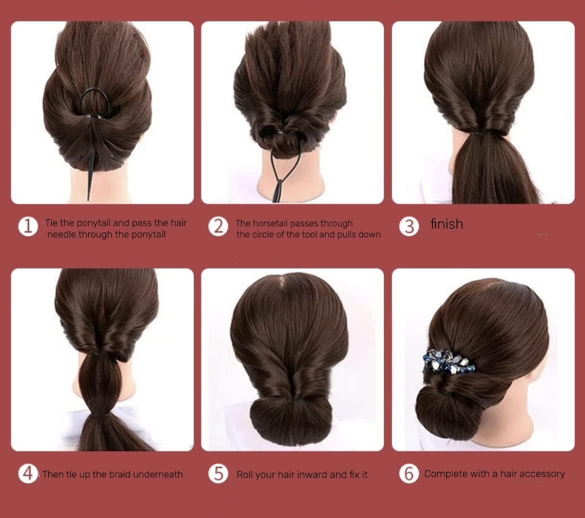 French Braid Maker Tool Set - 4 Piece Hair Braiding & Styling Kit for Women & Girls | Easy DIY Hair Accessories for Parties, Weddings & Everyday Hairstyles