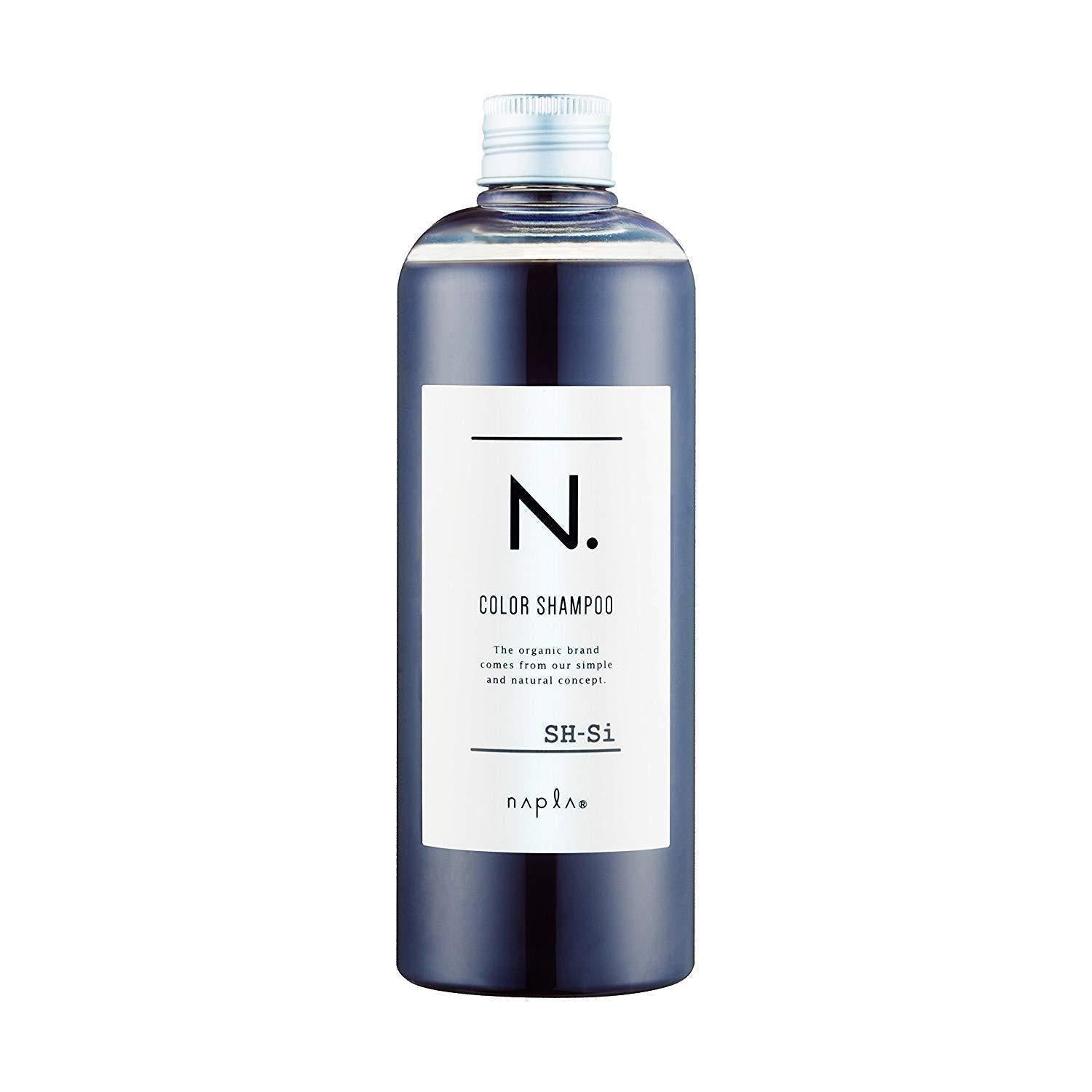 Napla N. Color Shampoo Silver 320ml - Purple Toning Shampoo for Blonde & Gray Hair - Neutralizes Brassiness & Enhances Silver Tones - Perfect for Color-Treated & Bleached Hair at Home or Salon Use