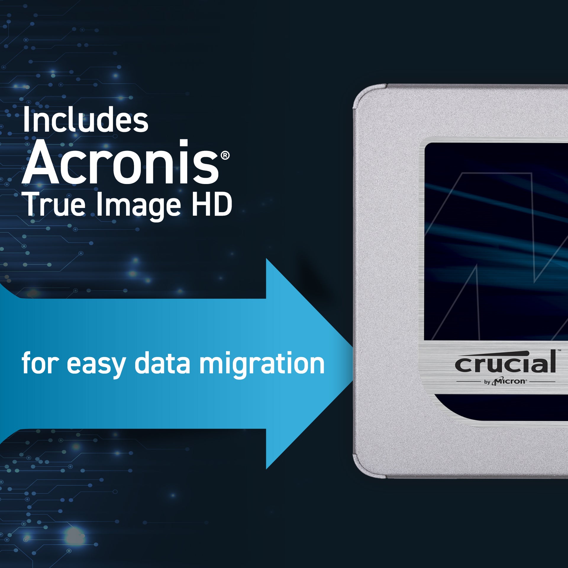 Crucial MX500 4TB 3D NAND SATA III 2.5-inch Internal SSD (7mm with 9.5mm Adapter) - High Speed Storage for Gaming, Laptop & PC Upgrades