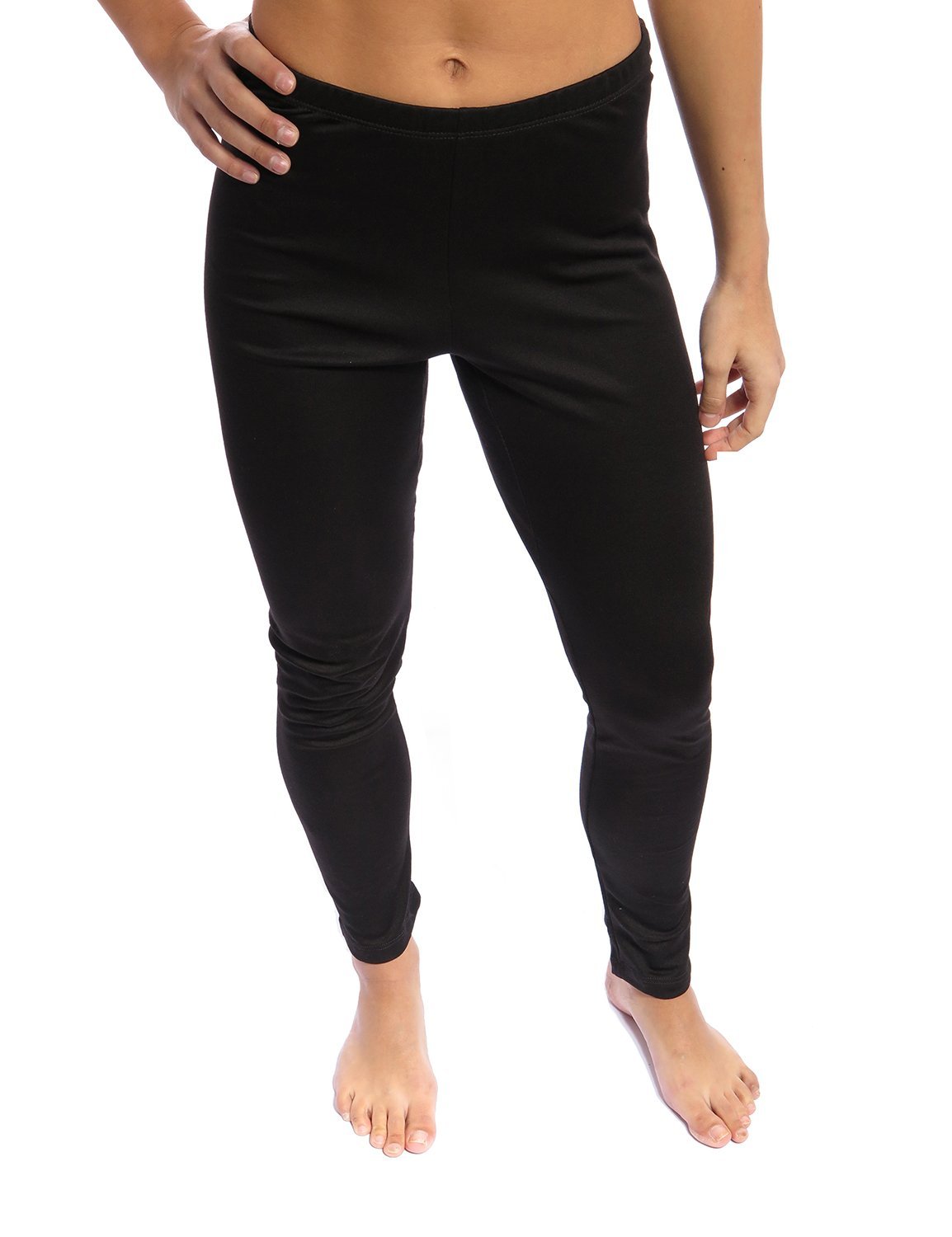 Fruit of the Loom Women's Thermal Leggings - Soft Fleece-Lined Winter Base Layer Pants for Running, Yoga & Cold Weather Activities