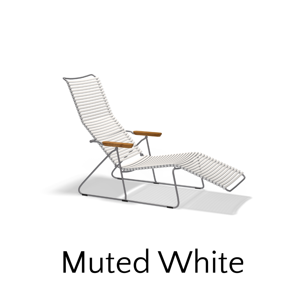 CLICK Premium Sun Lounger - Adjustable Outdoor Chaise Lounge for Pool, Beach & Patio - Comfortable & Durable Sunbathing Chair for Relaxing in Backyard, Garden or Deck