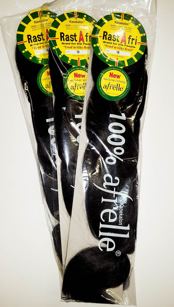 #1 Best Selling Rast Afri Pre-Stretched Braiding Hair - Perfect for Box Braids, Cornrows & Protective Styles (18-24 Inch)