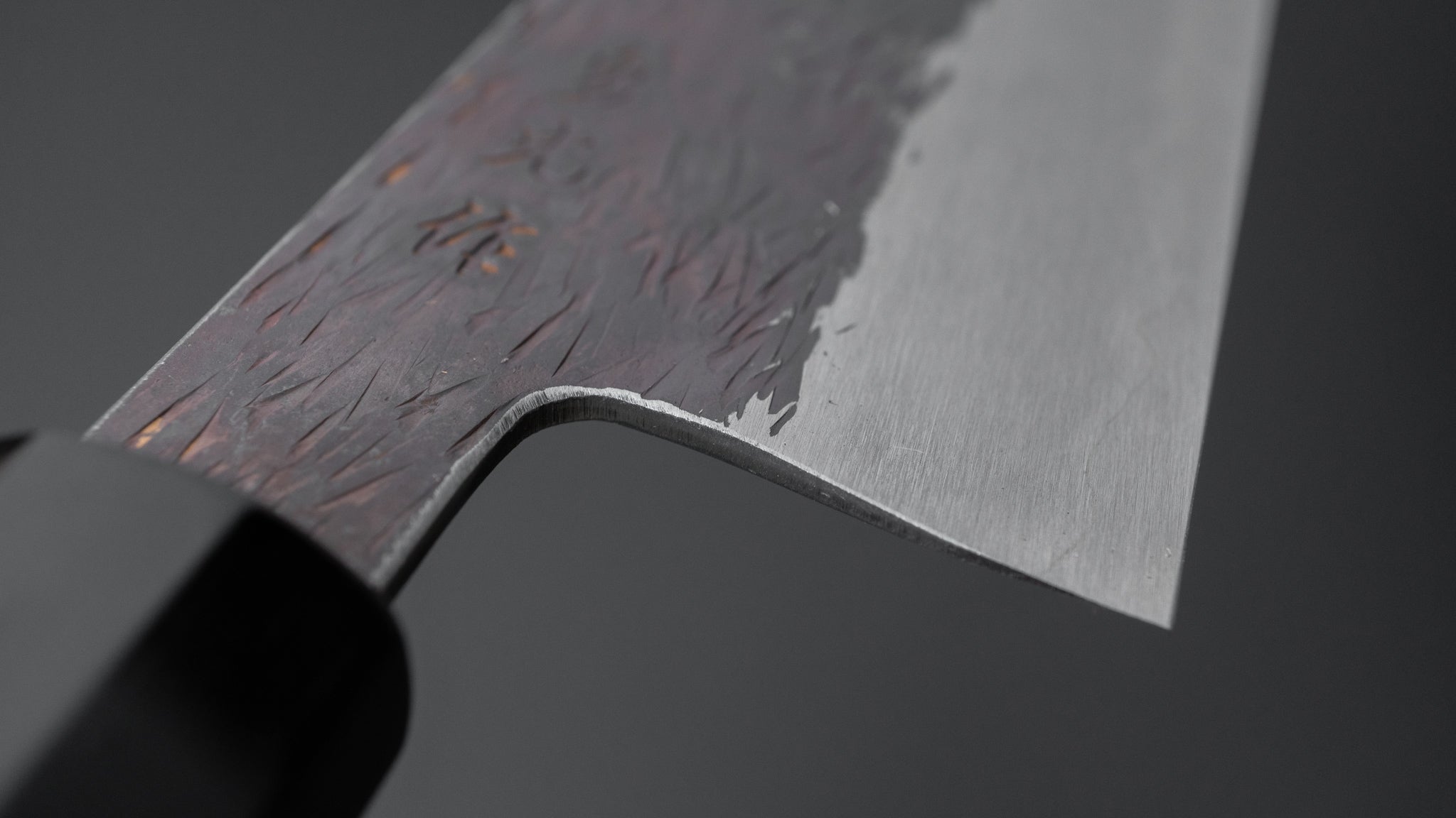 Premium Isamitsu Blue Super Stainless Clad Kurouchi Gyuto Chef Knife 240mm with Taihei Zebrawood Handle - Japanese Kitchen Knife for Professional Chefs & Home Cooking, Perfect for Slicing, Dicing & Meat Cutting