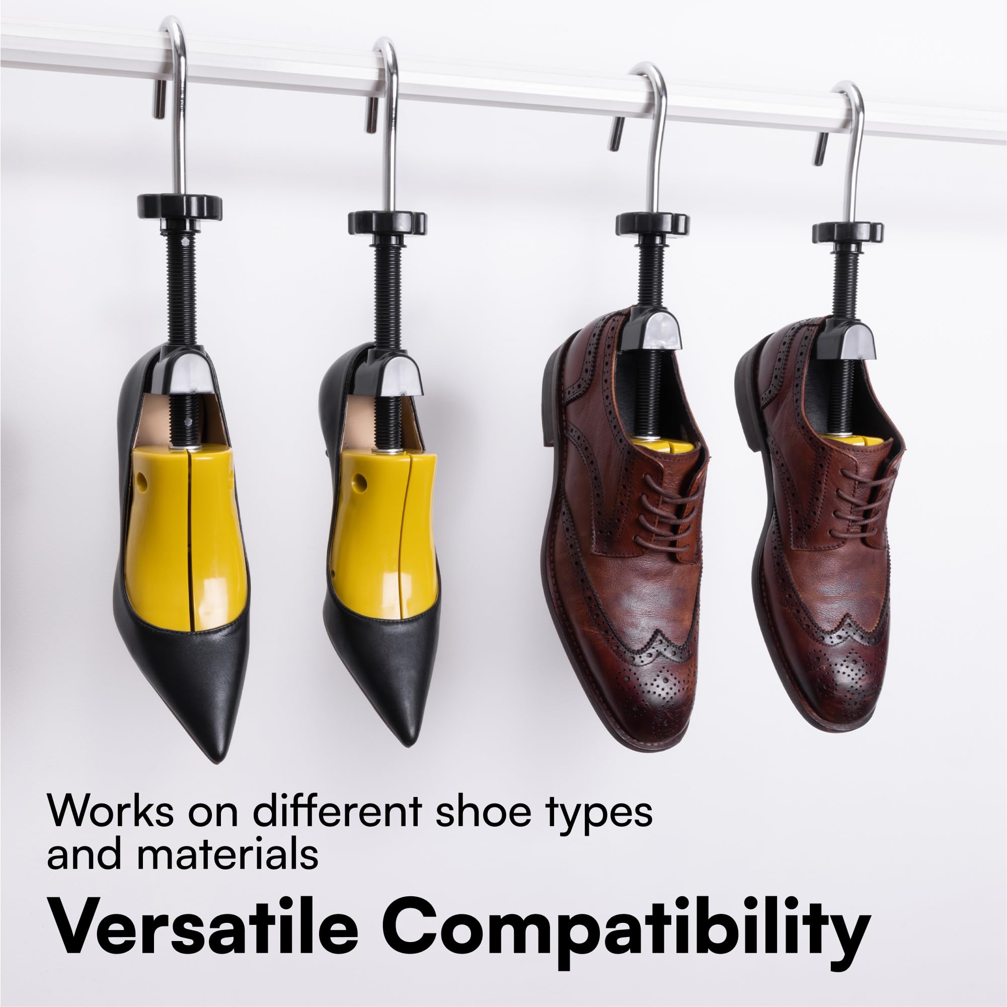 Premium Shoe Stretcher for Women - Adjustable Shoe Tree Set & Boot Expander - Bunion Relief & Comfort - Fits US 6-10.5 (EU37-41) - Perfect for Tight Shoes, Boots & High Heels - Use with Shoe Stretcher Spray for Best Results