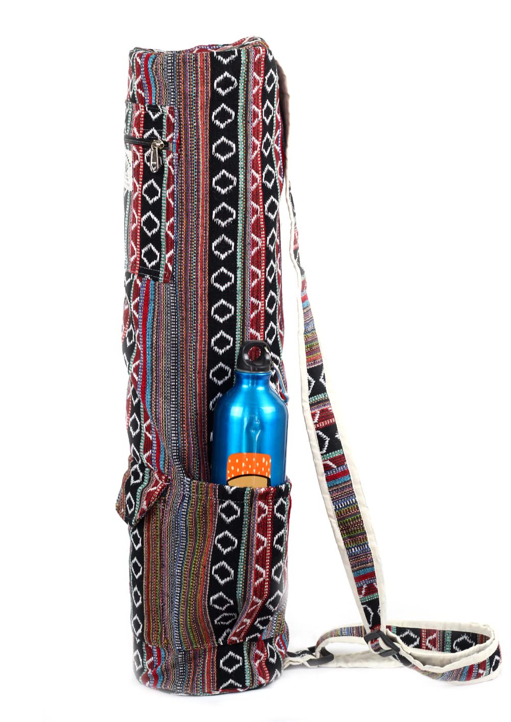 Eco-Friendly Hemp Yoga Mat Bag with Full-Zip - Fits Up to 26 Inch Mats - Perfect for Yoga, Pilates & Gym Workouts - Sustainable Yoga Mat Carrier for Active Lifestyles