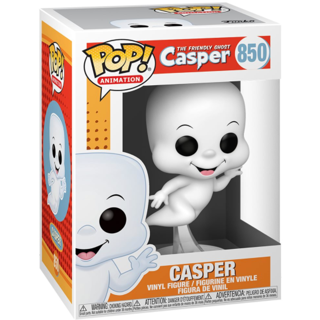 Casper The Friendly Ghost Plush Toy - Soft & Cuddly Ghost Stuffed Animal for Kids, Collectors & Halloween Decor - Perfect for Gifts, Bedtime Comfort & Themed Parties
