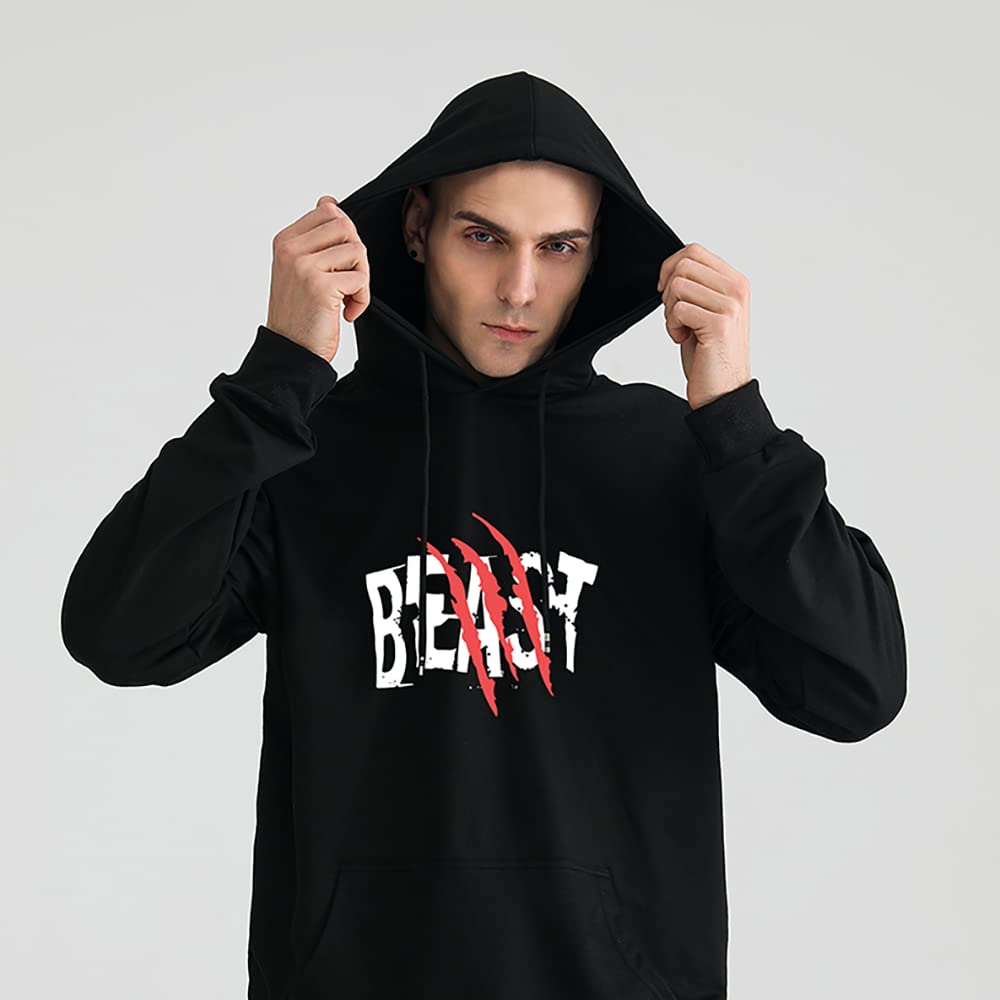 Beast Beauty Matching Couple Hoodies - 100% Cotton His & Hers Sweatshirts for Couples (Sold Individually) | Perfect for Date Nights, Anniversaries & Romantic Getaways