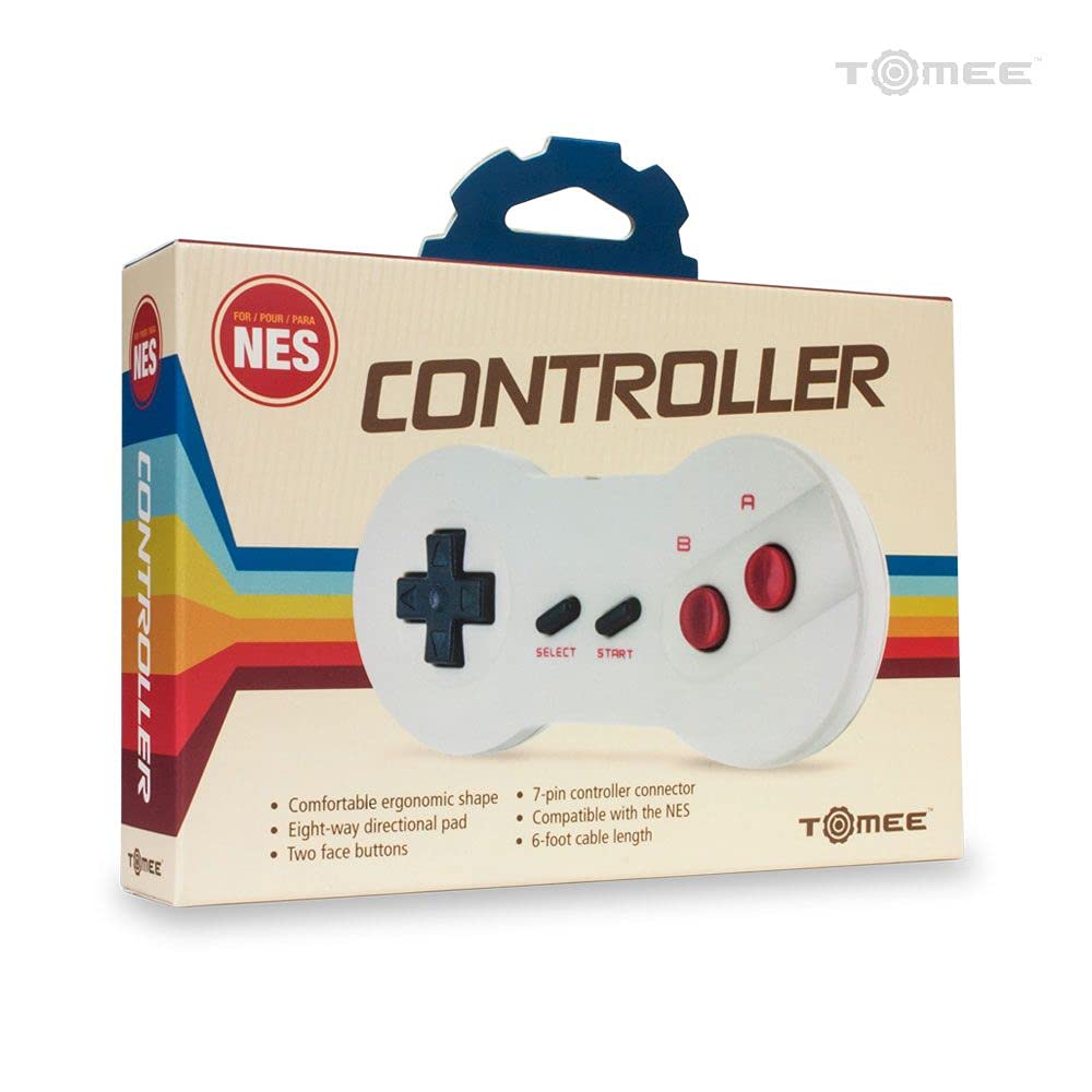Original Title: Tomee Dogbone Controller for Nintendo NES   Optimized Title: Tomee Dogbone Controller for Nintendo NES - Classic Style Gamepad with Ergonomic Design - Perfect for Retro Gaming & Nostalgic Play Sessions