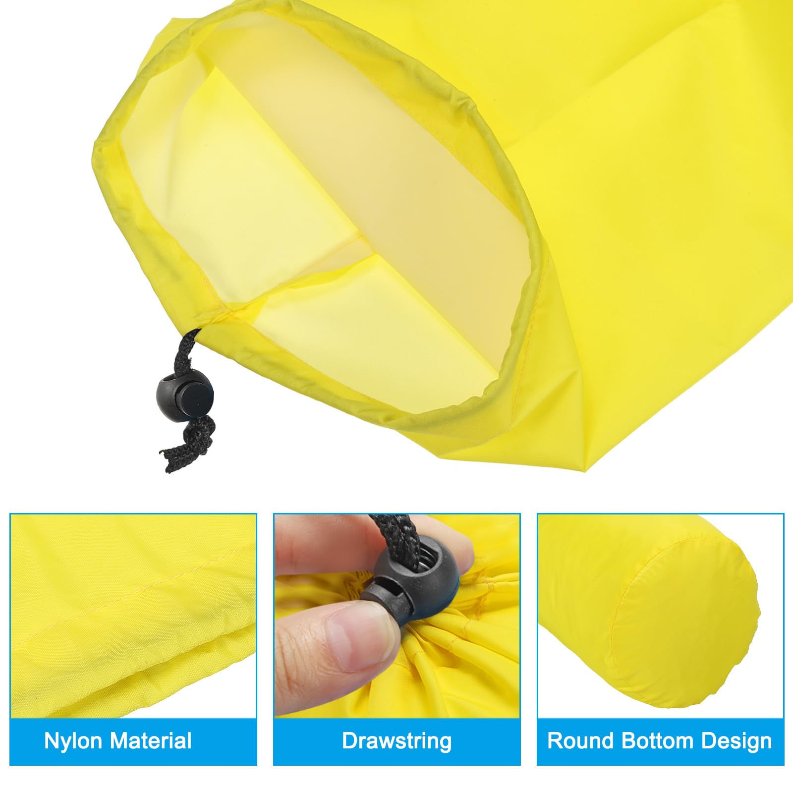 **PATIKIL Waterproof Stuff Sack - Portable Outdoor Storage Bag with Drawstring & Dust Flap - Perfect for Camping, Hiking & Travel Gear Organization**