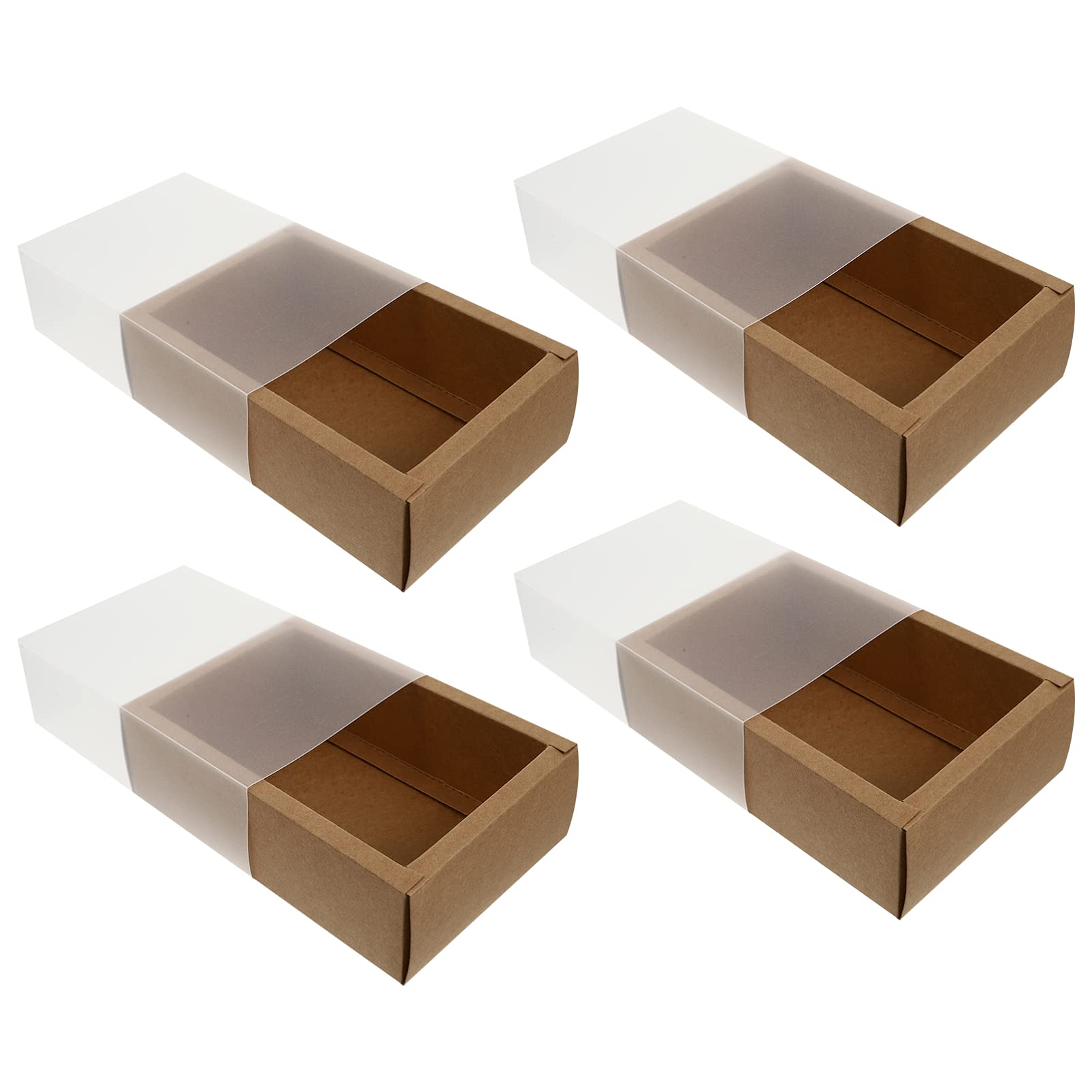 EXCEART Kraft Paper Gift Boxes - Eco-Friendly Paperboard Box for Flowers, Candy, Party Favors | Perfect for Wedding, Birthday, Christmas Gifts & DIY Craft Packaging