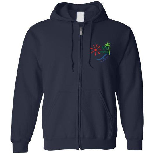 Kayitz B'Kibbutz Zip-Up Hoodie with Color Logo - Cozy Pullover for Men & Women | Perfect for Casual Wear, Outdoor Activities & Travel